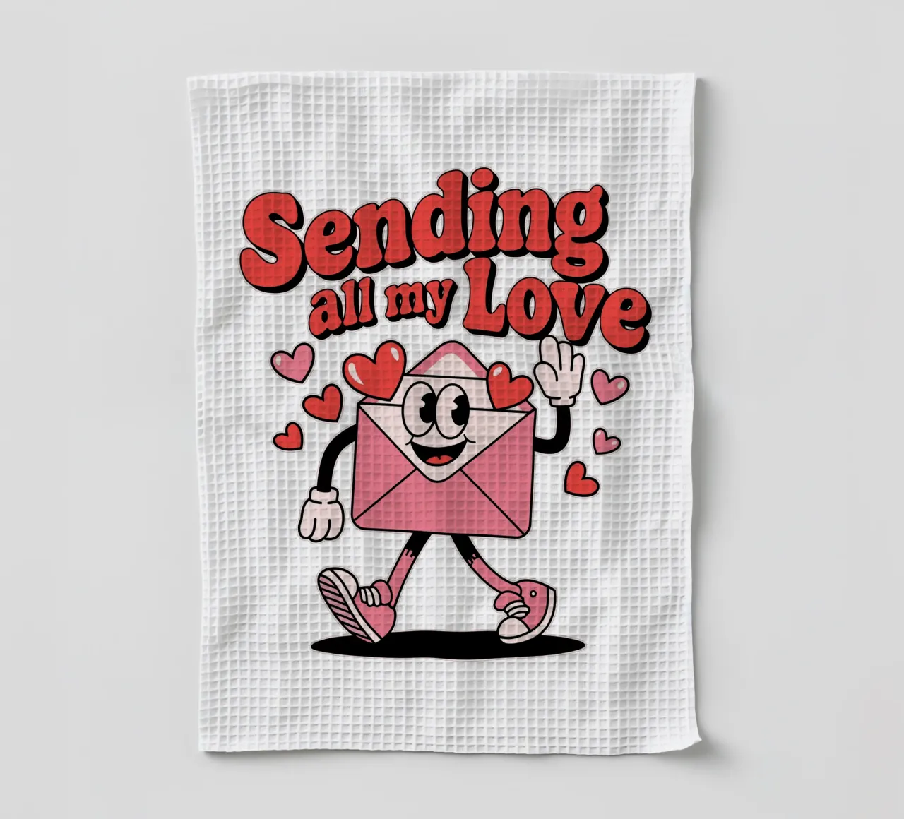 Sending all my Love canovaccio da cucina da edsonramosart