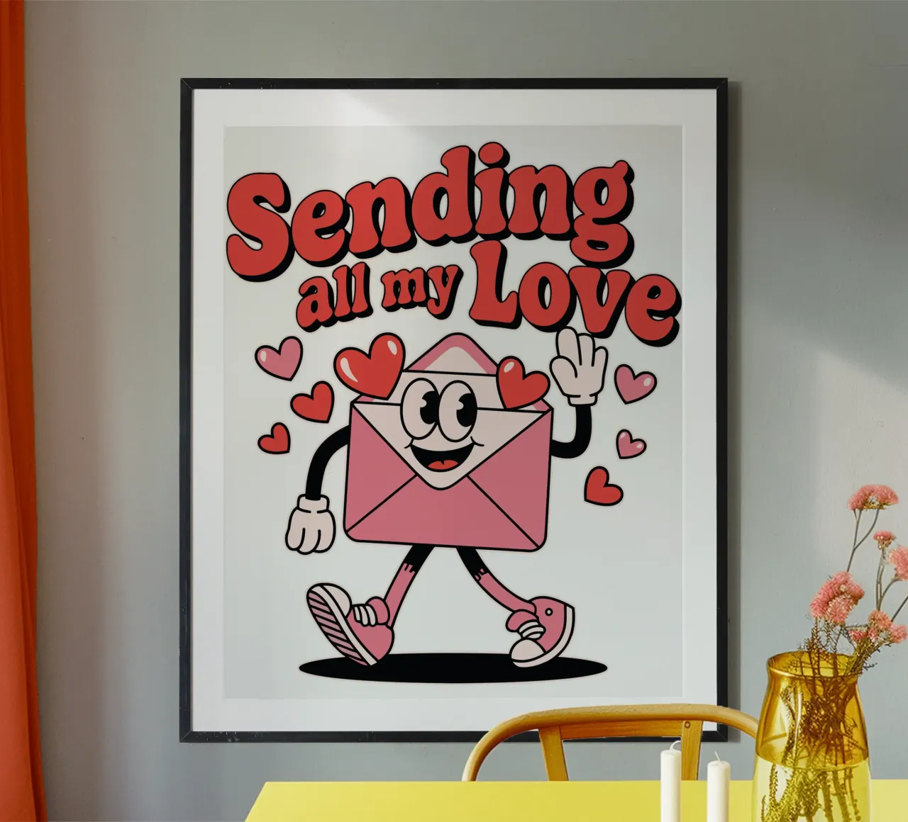 Sending all my Love poster da edsonramosart