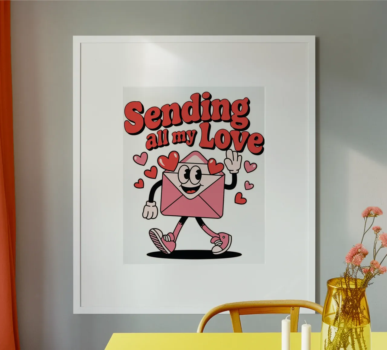 Sending all my Love poster da edsonramosart