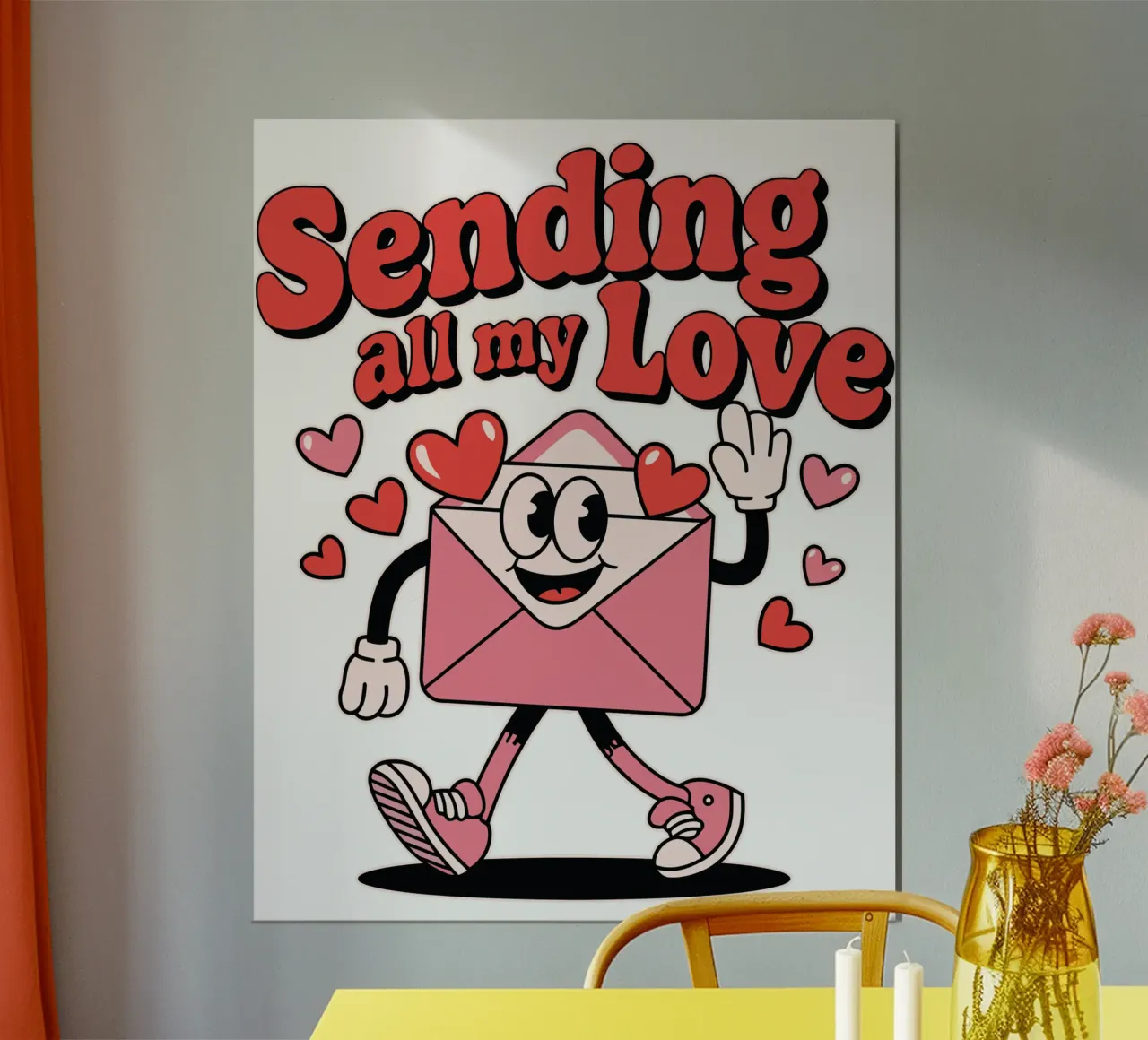 Sending all my Love poster da edsonramosart