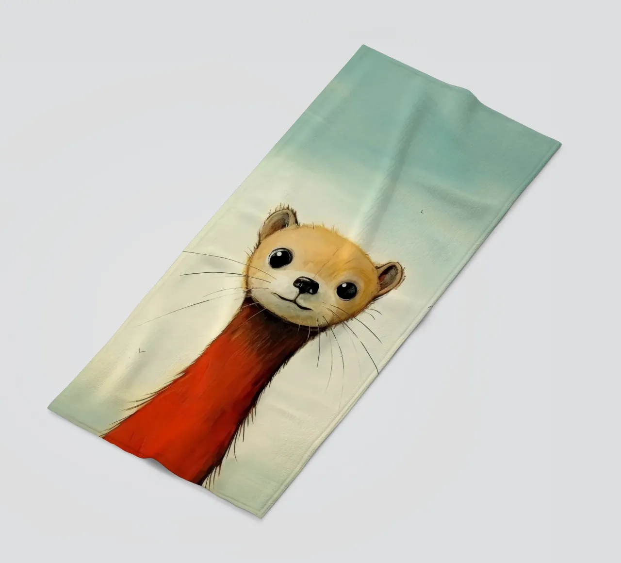 Minimo Weasel telo mare da Minimal Animal Art