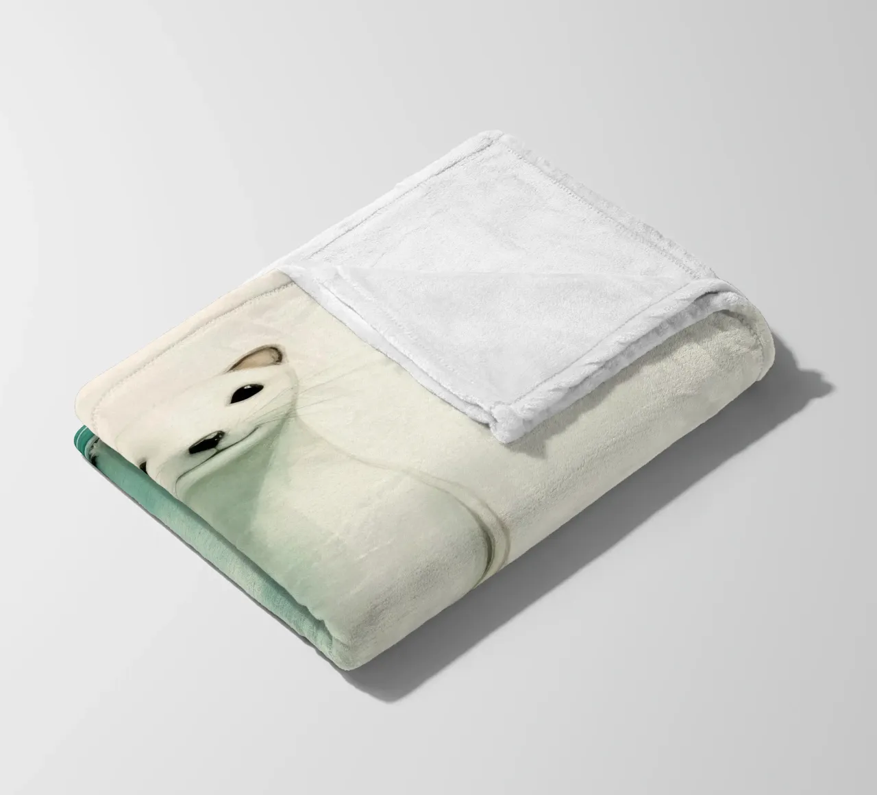 Donnola minima 1 coperta in pile da Minimal Animal Art