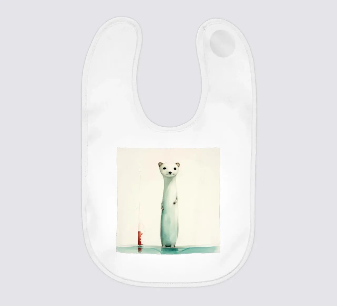 Donnola minima 1 bavaglino da Minimal Animal Art