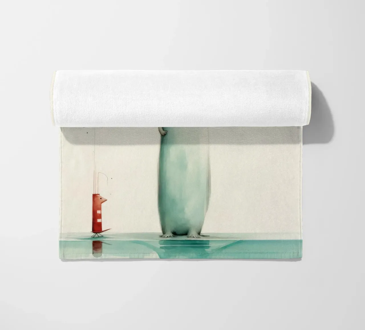 Donnola minima 1 telo mare da Minimal Animal Art