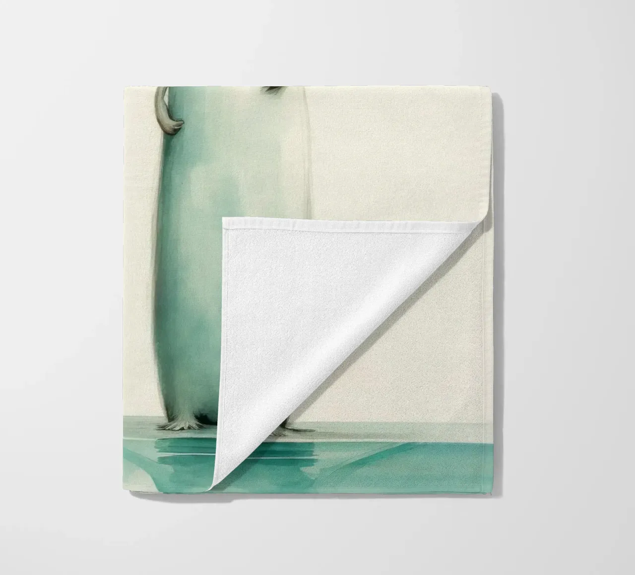 Minimo Weasel telo mare da Minimal Animal Art