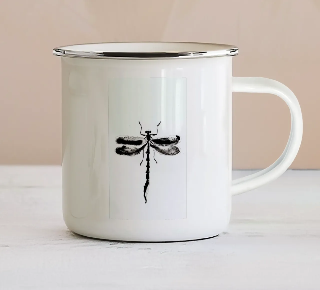 My Libella taza de esmalte de Nathys_illustration