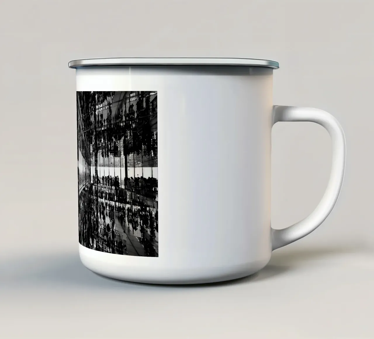 New York Black and White Part 2 tazza in smalto da Flo Klein