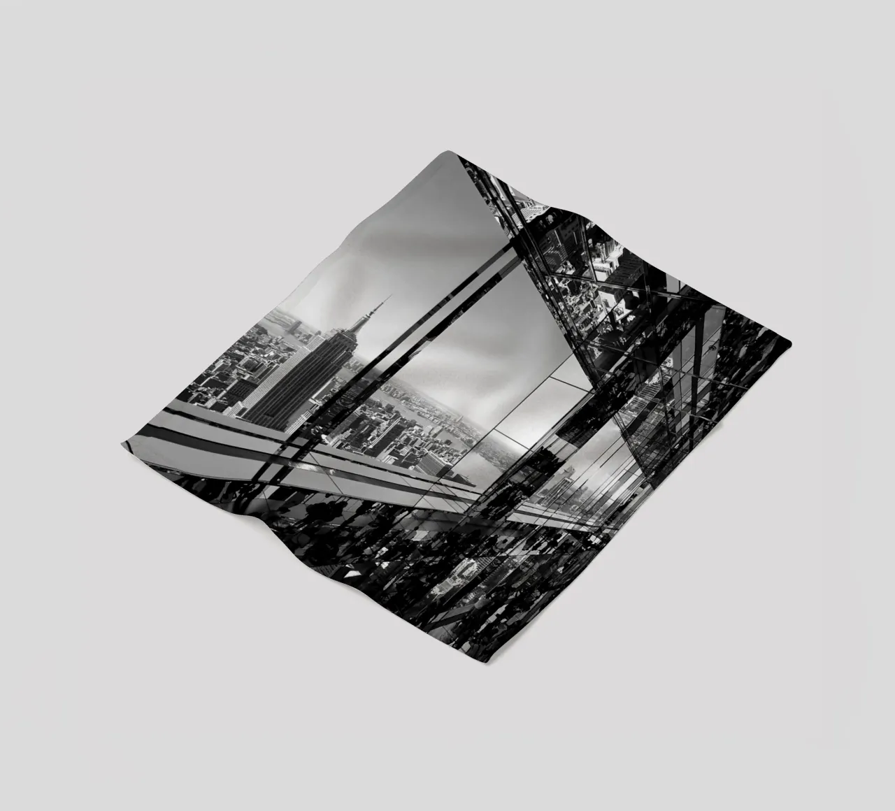 New York Black and White Part 2 coperta in pile da Flo Klein