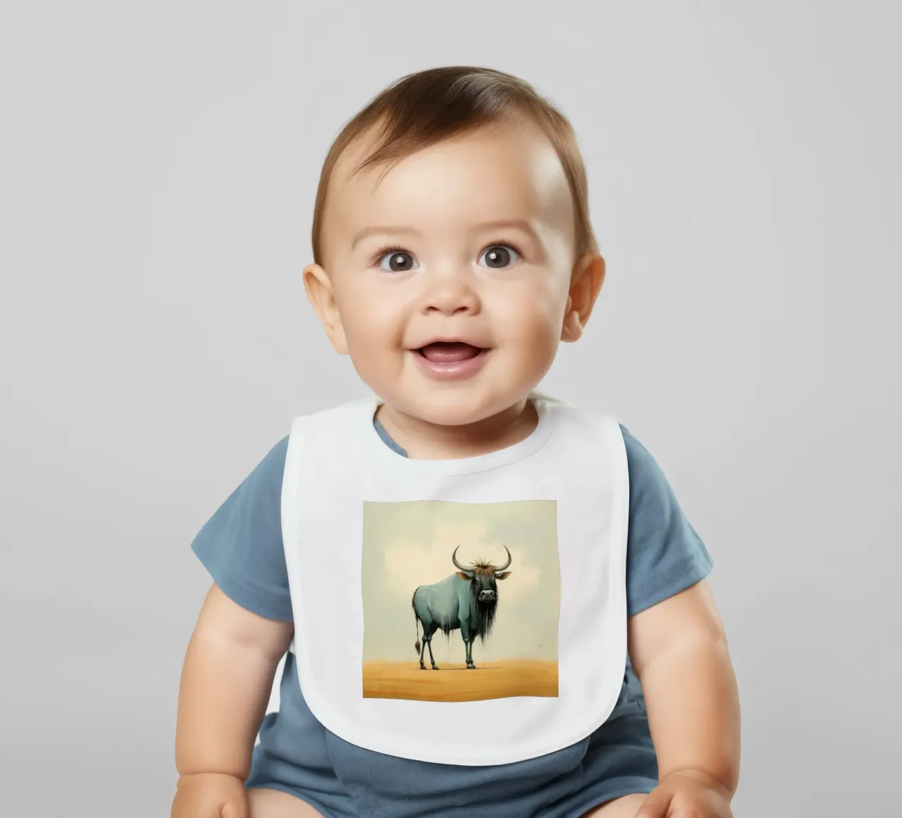 Gnu minimo bavaglino da Minimal Animal Art