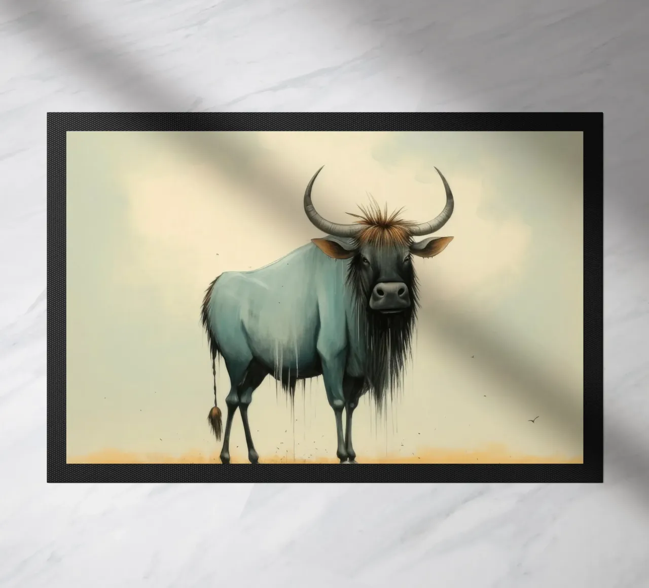 Minimal Wildebeest 2 zerbino da Minimal Animal Art
