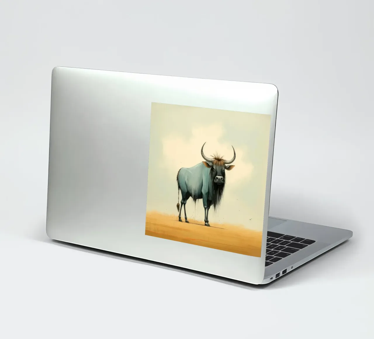 Gnu minimo adesivo da Minimal Animal Art