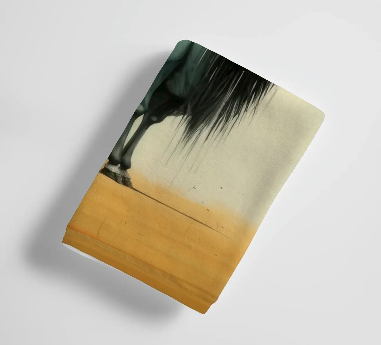 Minimal Wildebeest 2 asciugamano da bagno da Minimal Animal Art