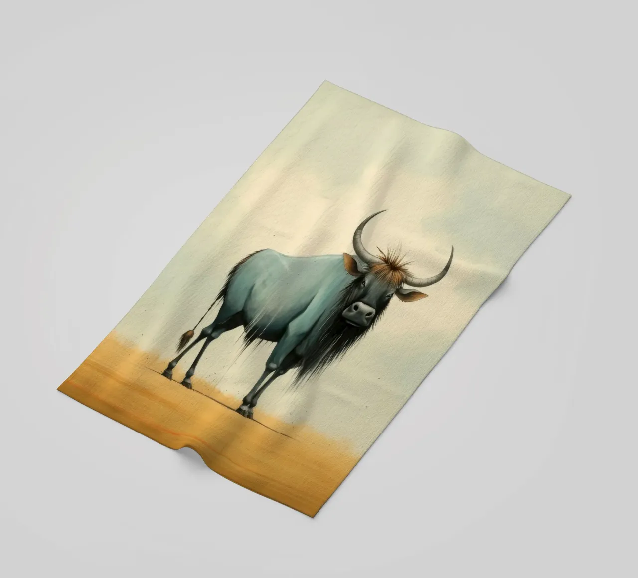 Gnu minimo telo mare da Minimal Animal Art