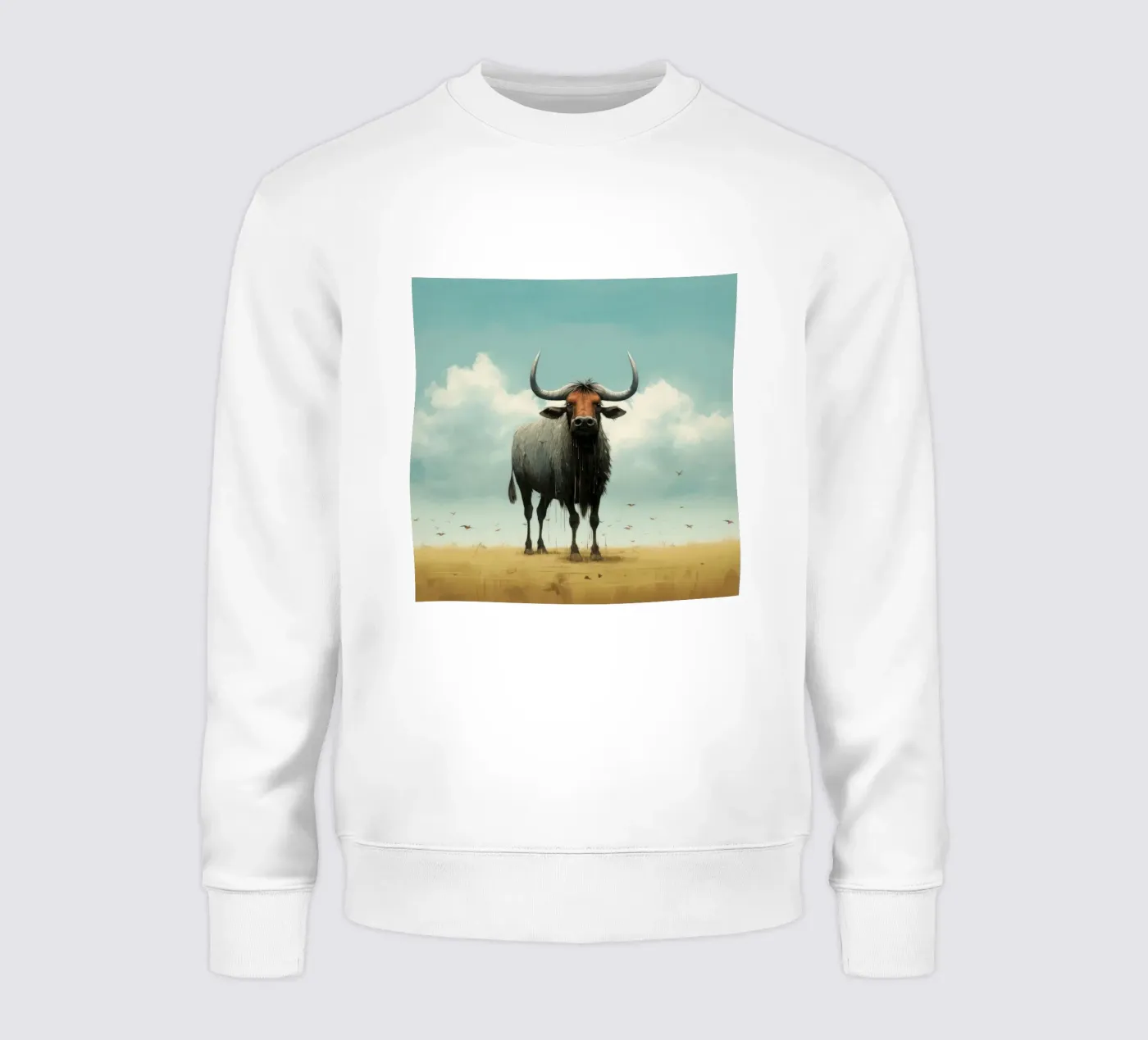 Gnu minimo felpa da Minimal Animal Art