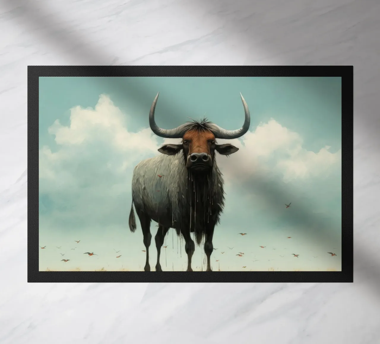 Minimal Wildebeest 3 zerbino da Minimal Animal Art