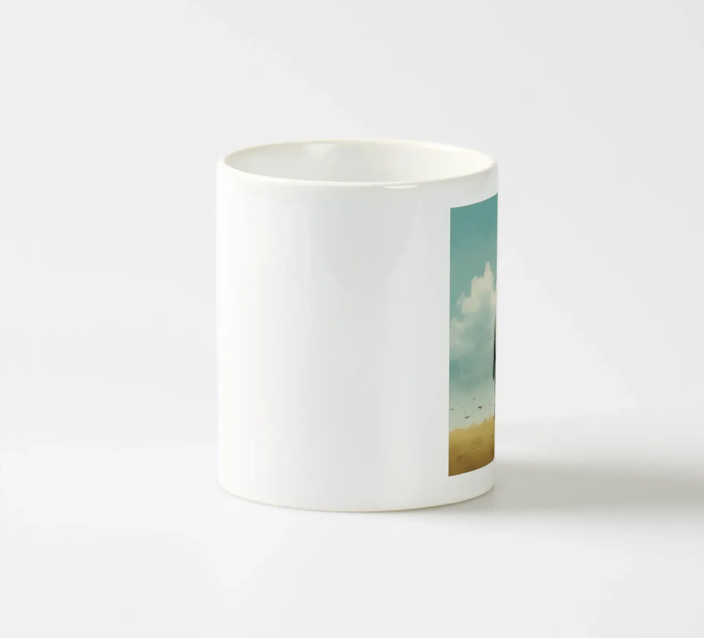 Minimal Wildebeest mug en céramique de Minimal Animal Art