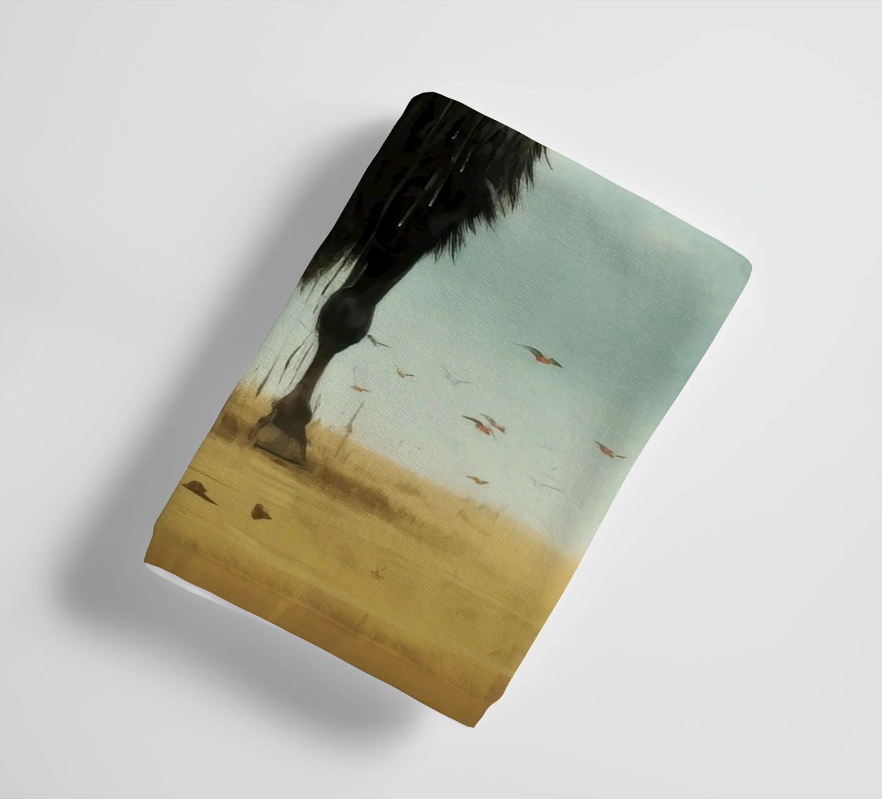 Minimal Wildebeest 3 asciugamano da bagno da Minimal Animal Art