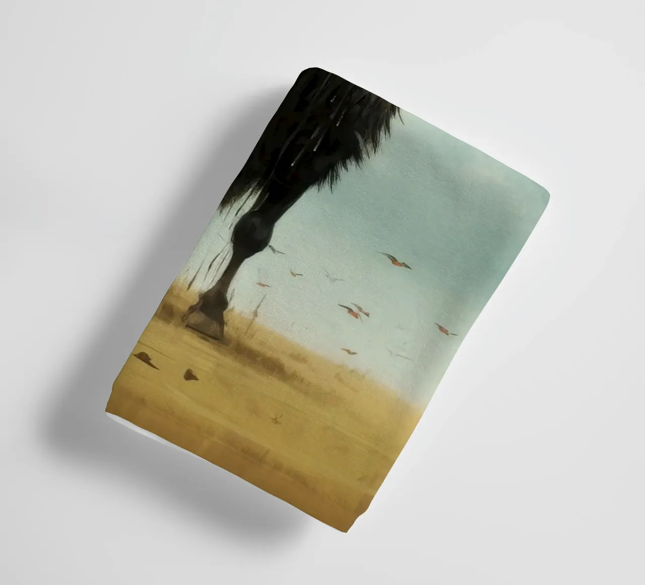 Minimal Wildebeest 3 asciugamano da bagno da Minimal Animal Art