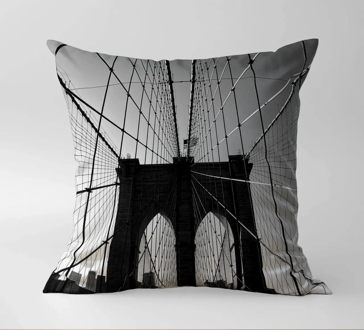 Brooklyn Bridge cuscino da Flo Klein
