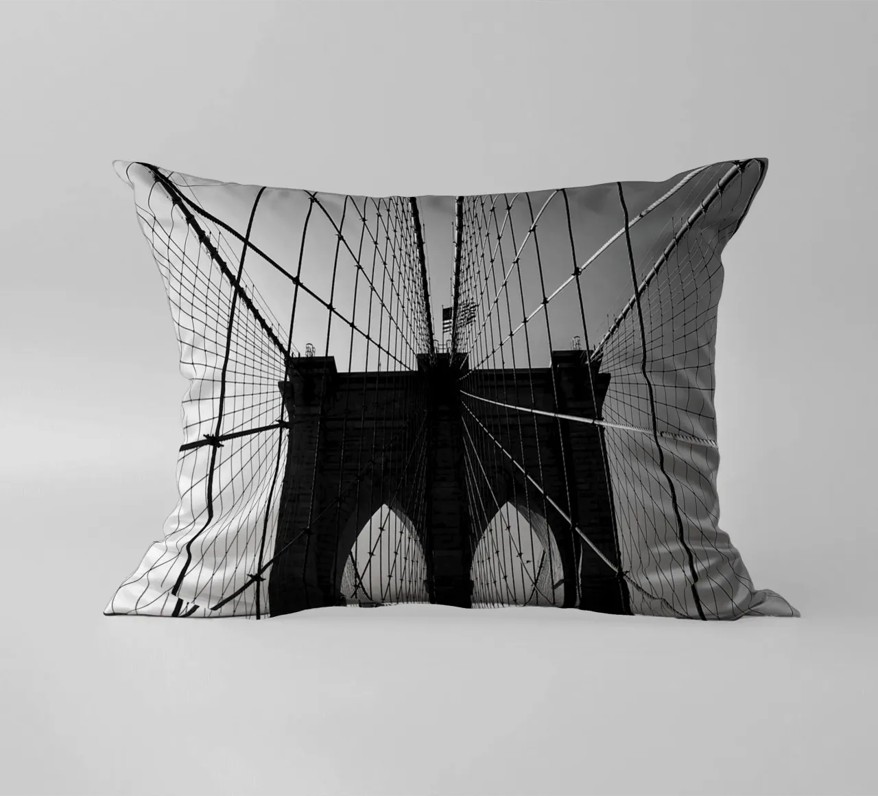 Brooklyn Bridge cuscino da Flo Klein
