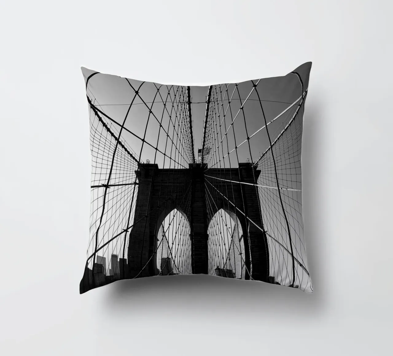 Brooklyn Bridge cuscino da Flo Klein