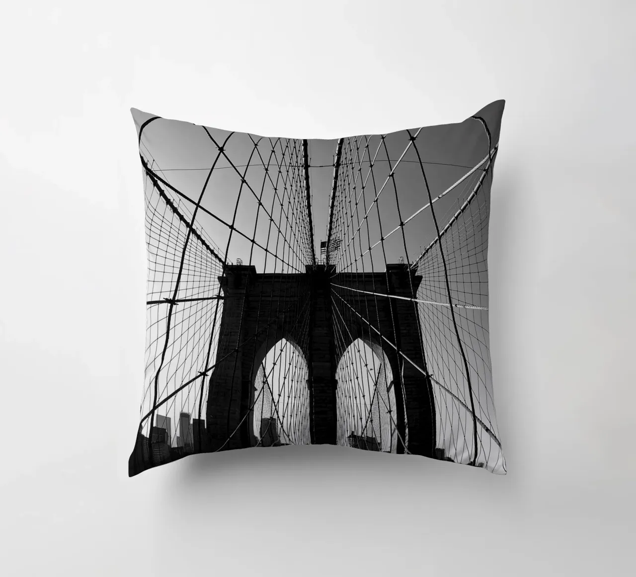 Brooklyn Bridge cuscino da Flo Klein
