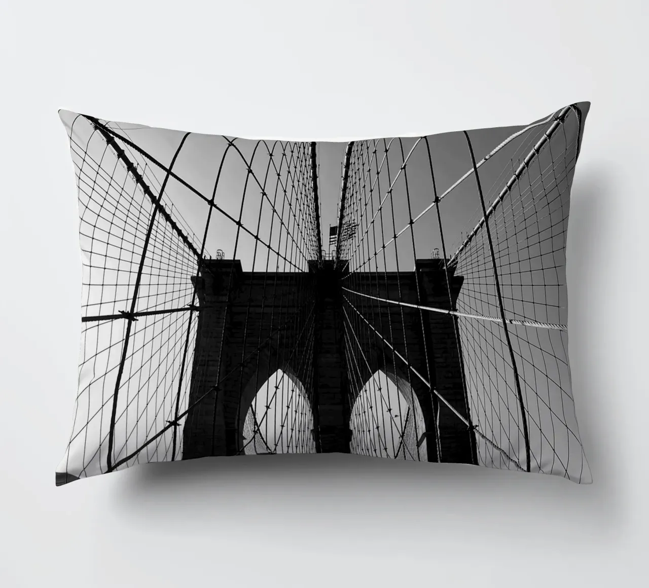Brooklyn Bridge cuscino da Flo Klein