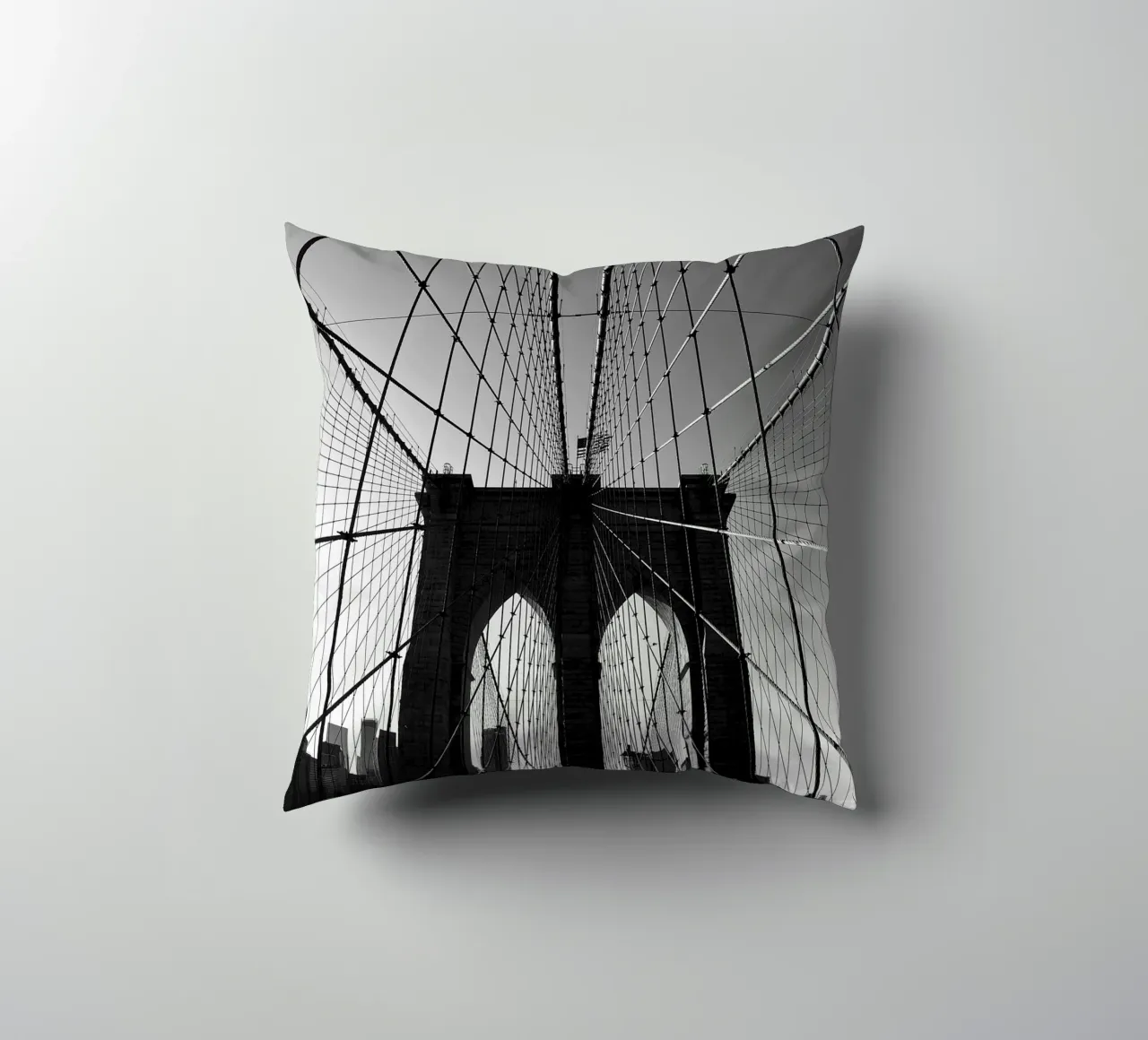 Brooklyn Bridge cuscino da Flo Klein