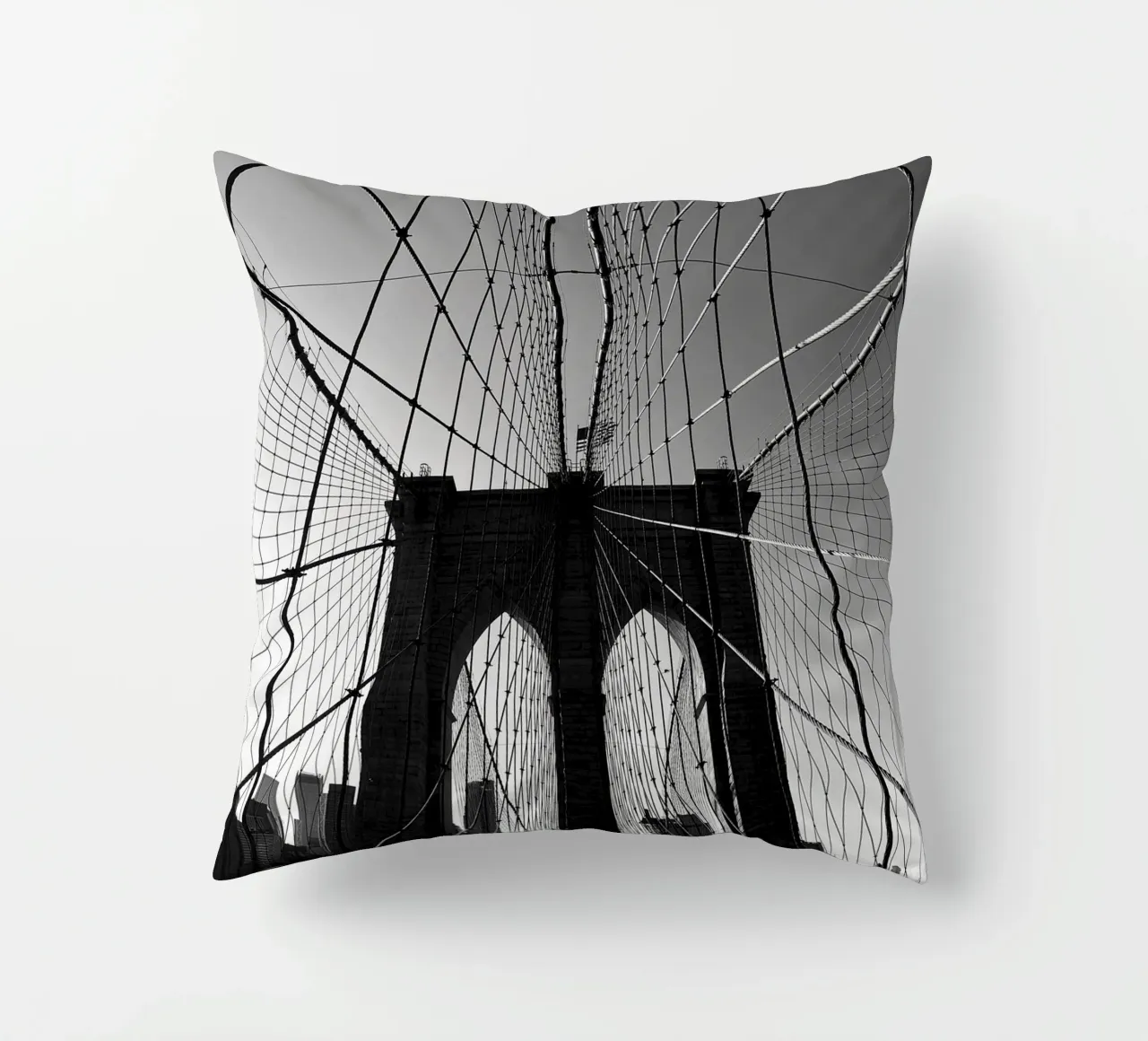 Brooklyn Bridge cuscino da Flo Klein
