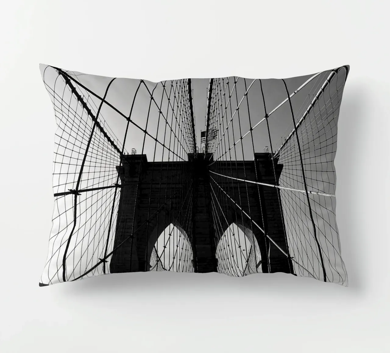 Brooklyn Bridge cuscino da Flo Klein