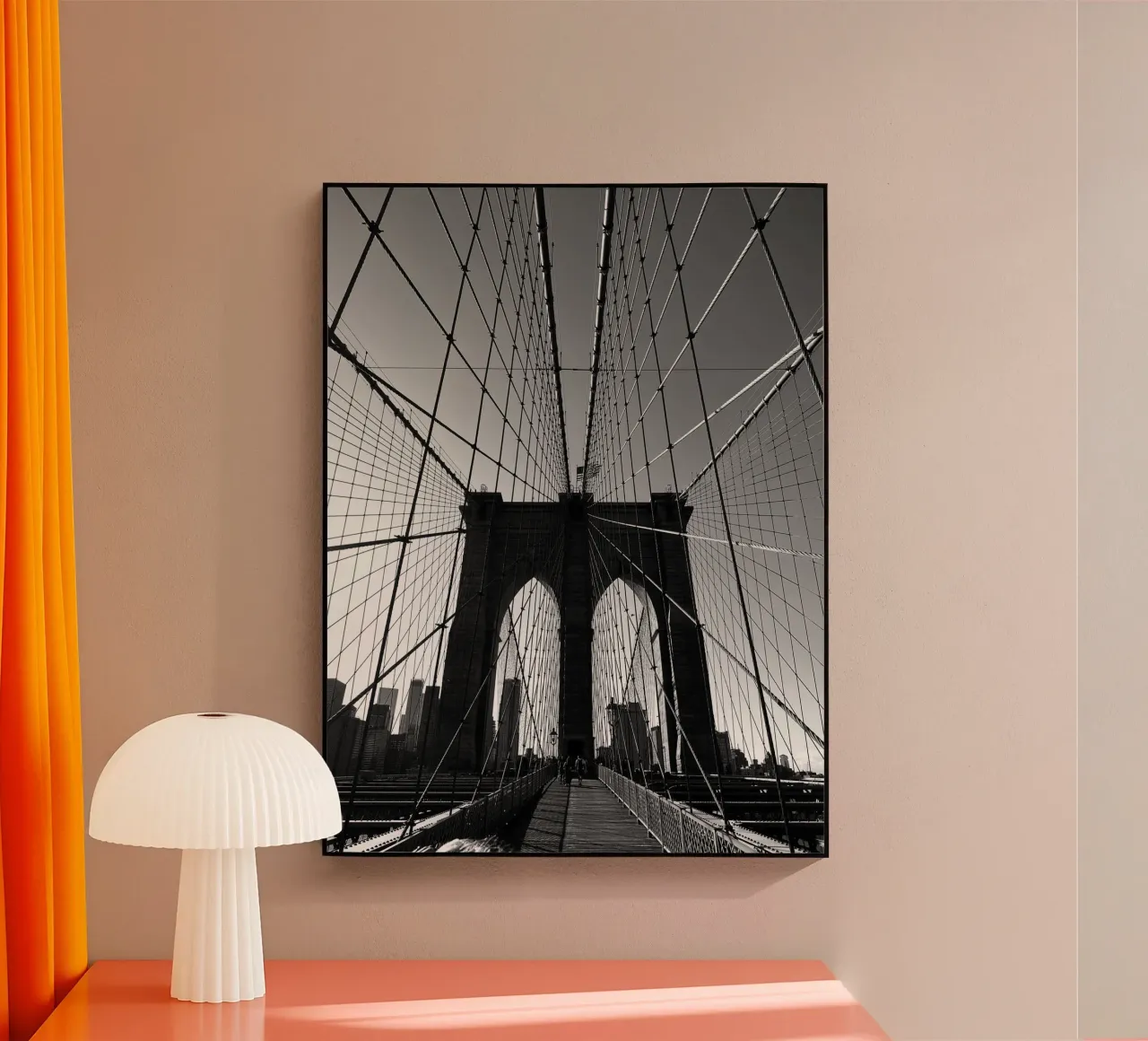 Brooklyn Bridge plexiglass da Flo Klein