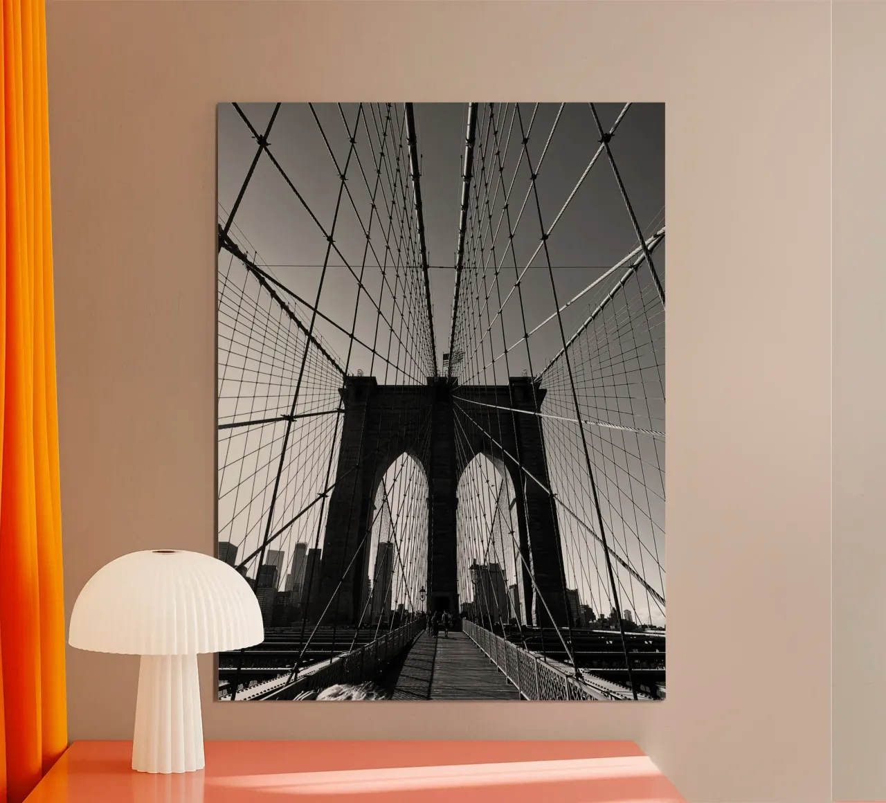 Brooklyn Bridge carta hahnemühle da Flo Klein