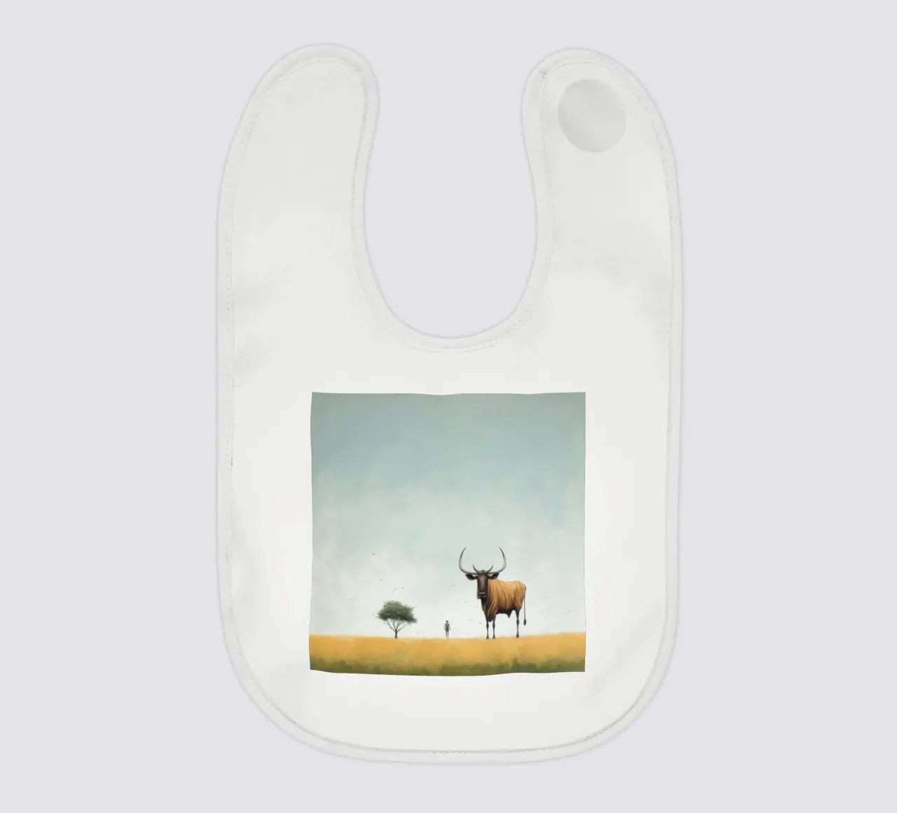 Gnu minimo bavaglino da Minimal Animal Art