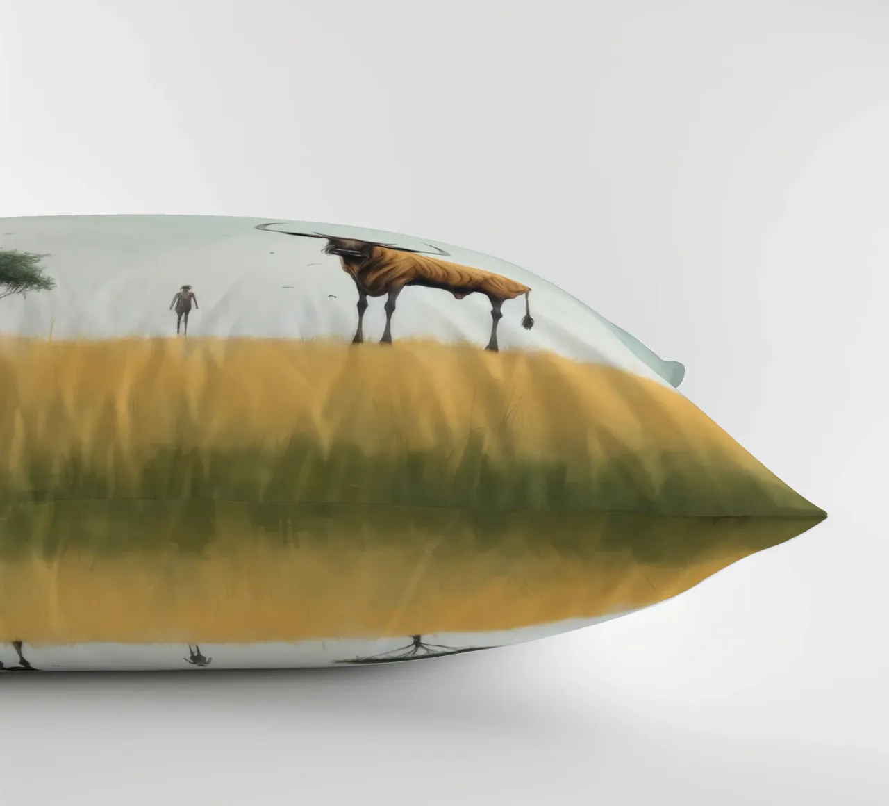 Gnu minimo cuscino da Minimal Animal Art