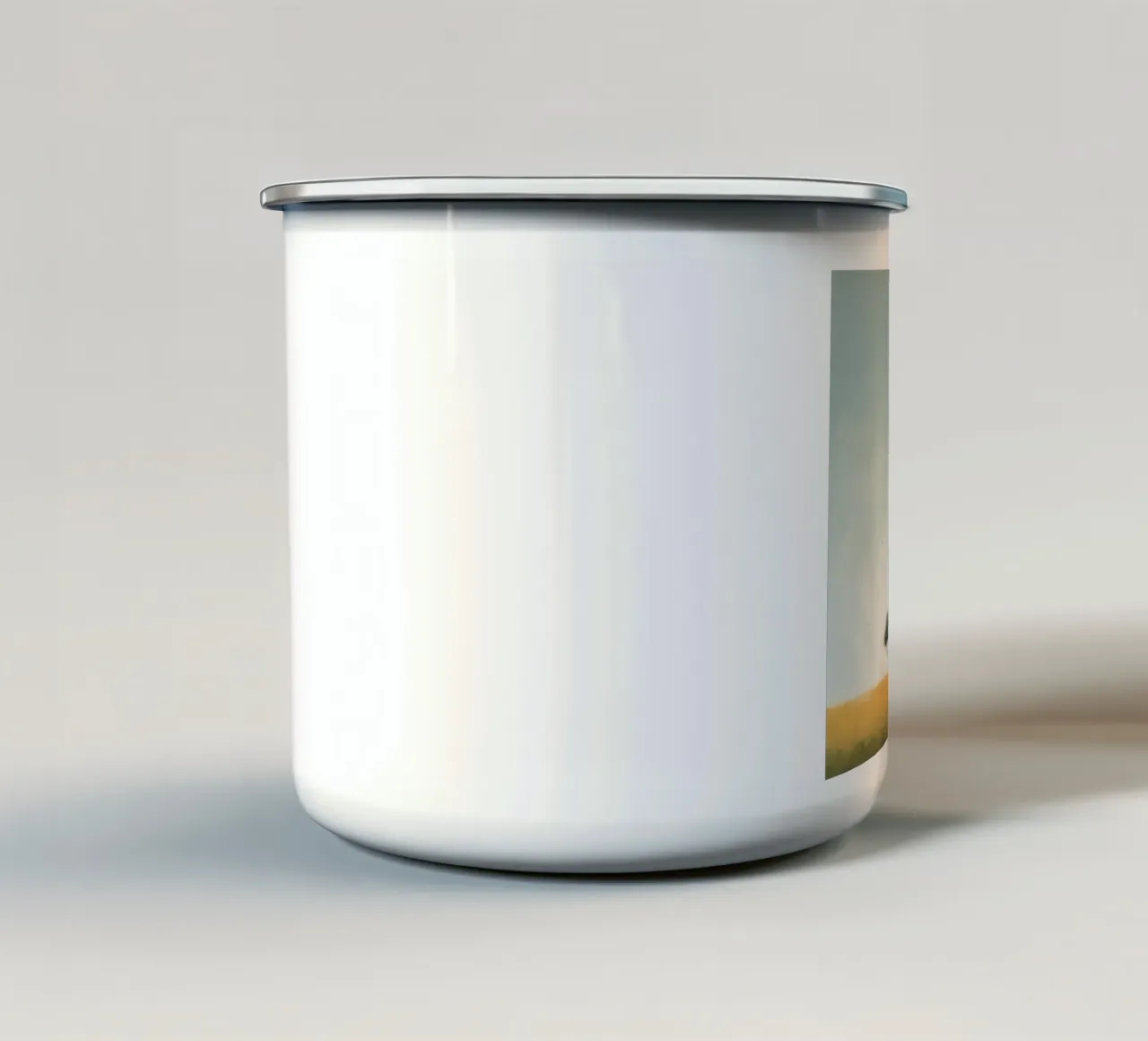 Gnou minimal 4 mug en émail de Minimal Animal Art