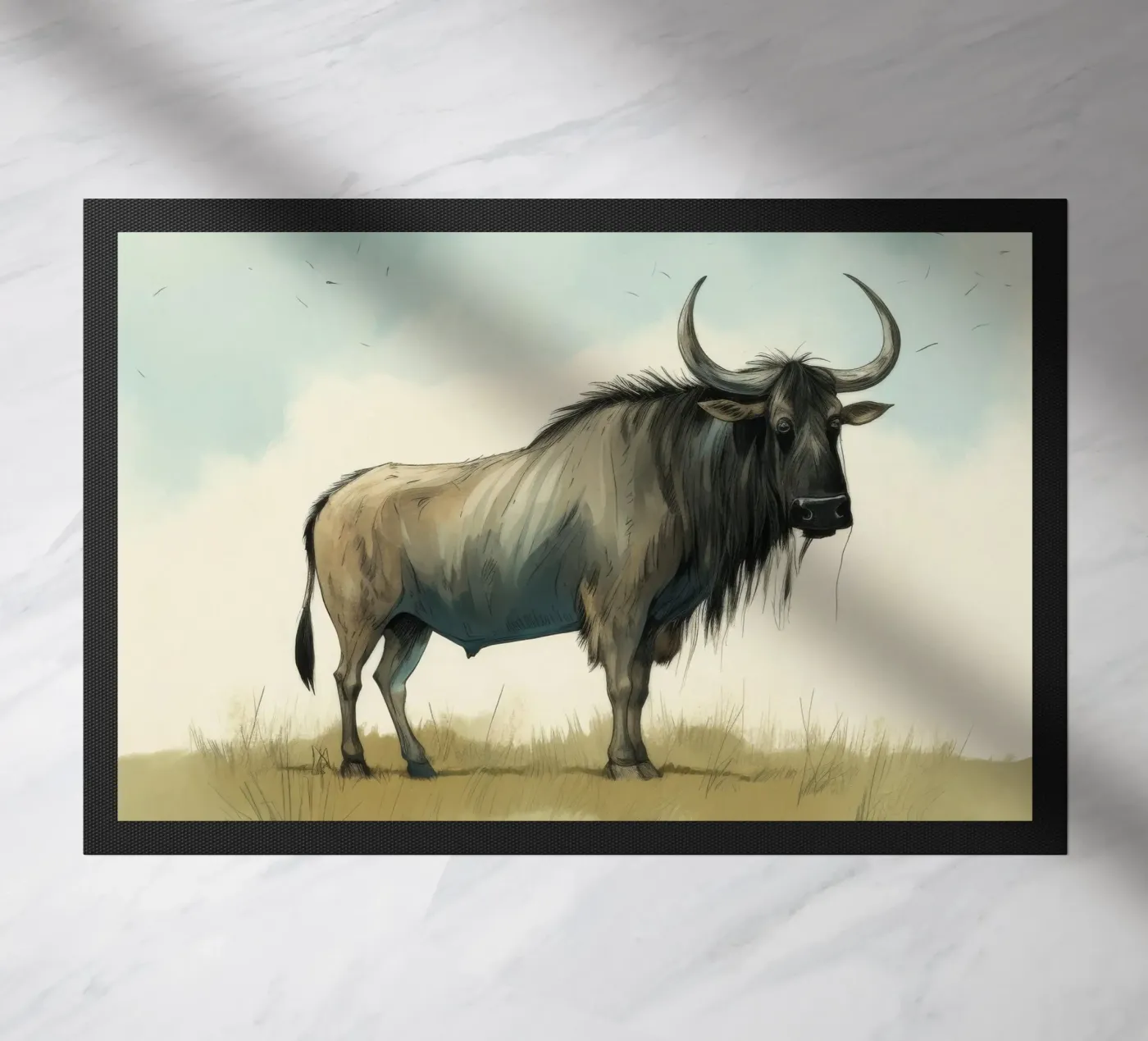 Gnu minimo zerbino da Minimal Animal Art