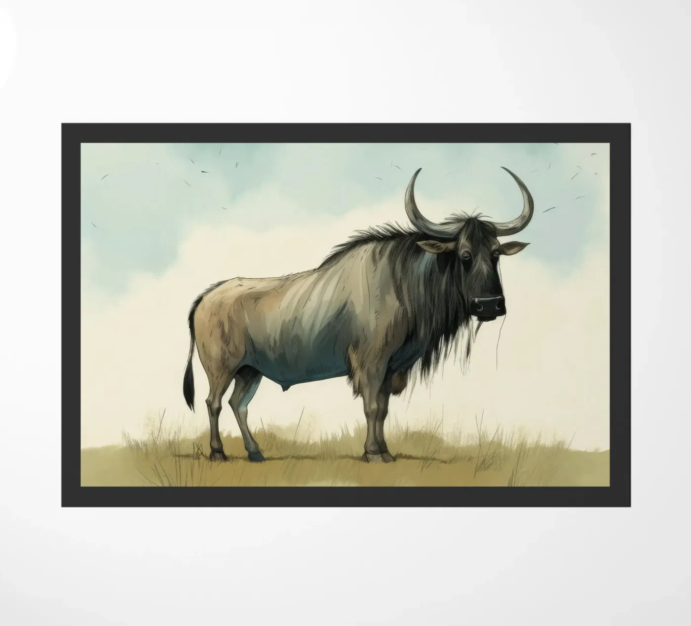 Gnu minimo zerbino da Minimal Animal Art