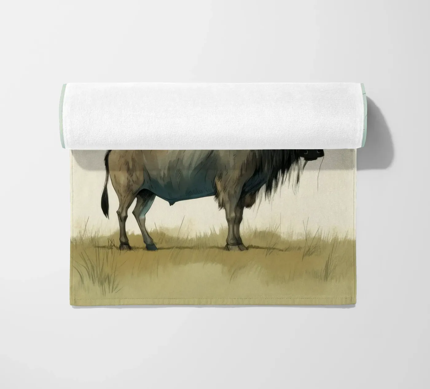 Gnu minimo telo mare da Minimal Animal Art