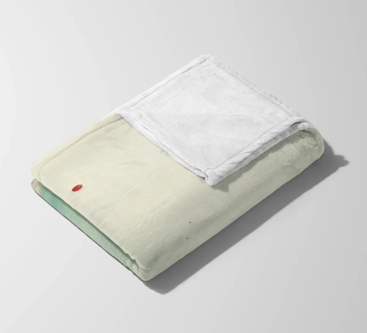 Lupo Minimo 2 coperta in pile da Minimal Animal Art