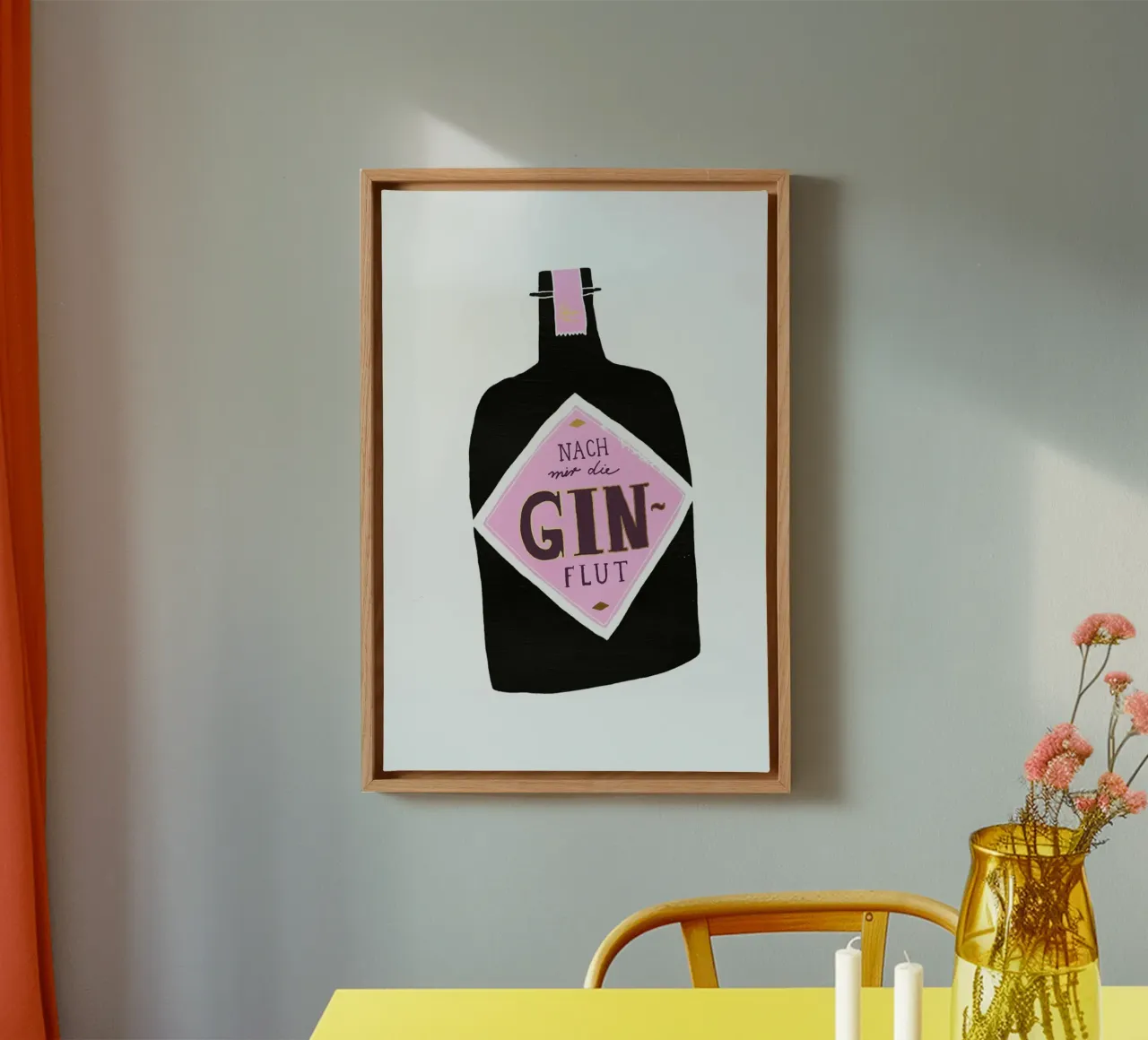 Gin tela con Cornice a cassetta da typealive