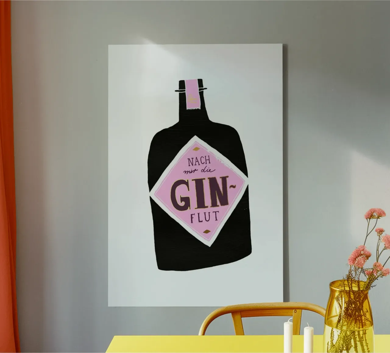 Gin tela con Cornice a cassetta da typealive