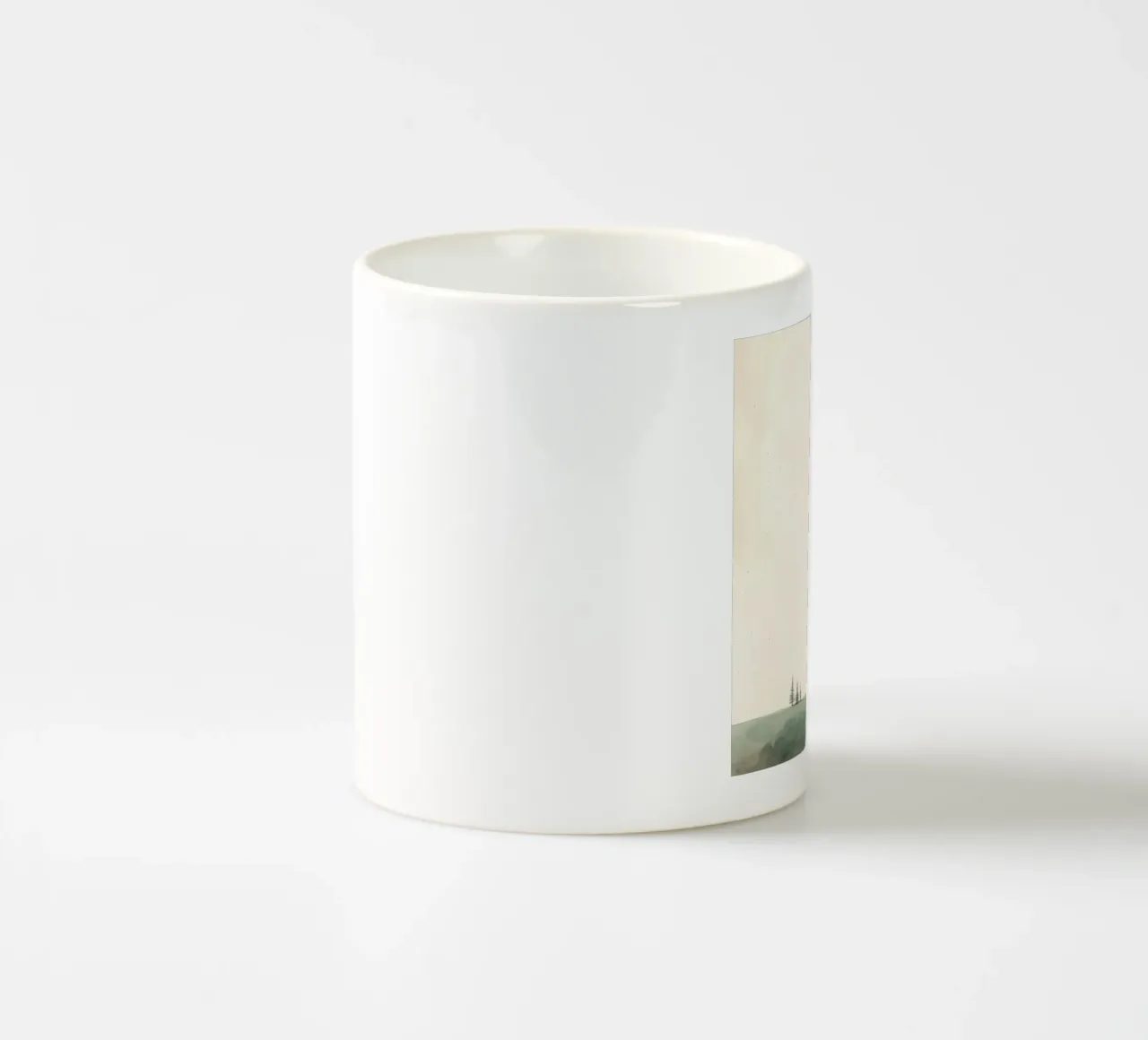 Lupo Minimo 4 tazza in ceramica da Minimal Animal Art