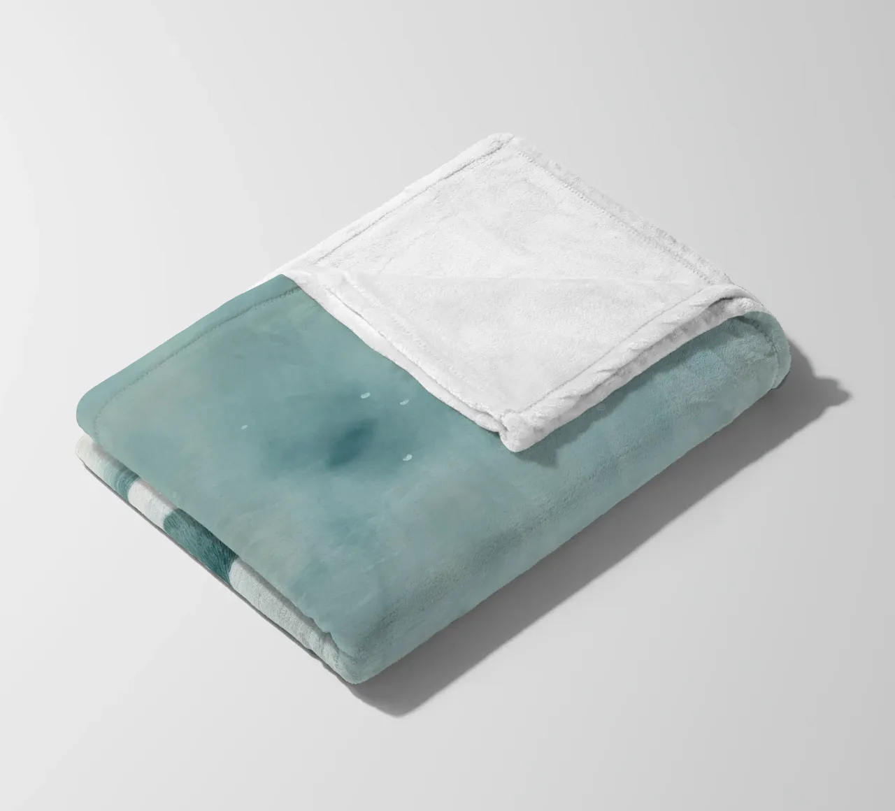 Lupo Minimo 1 coperta in pile da Minimal Animal Art