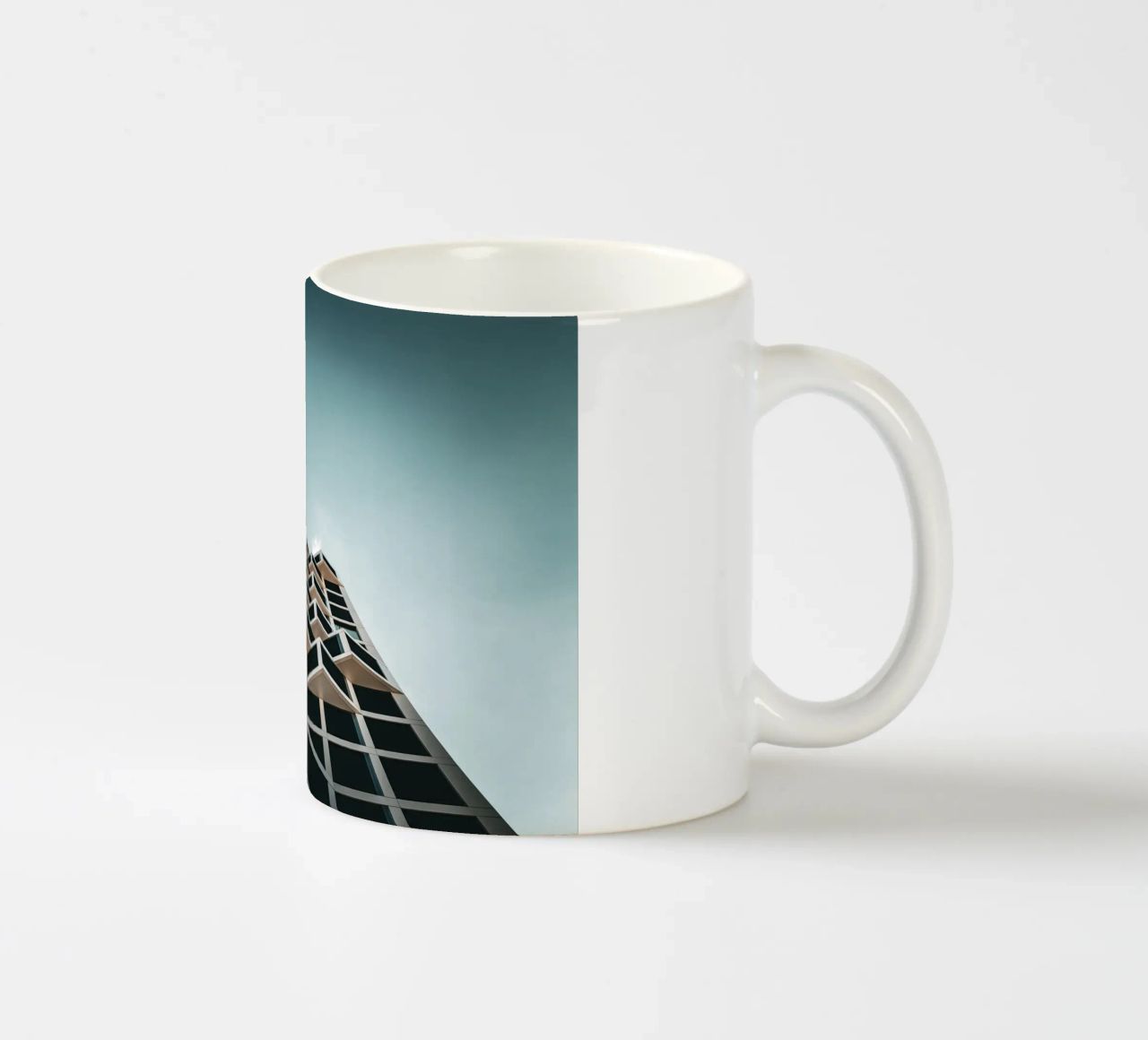 Abstract Architecture tazza in ceramica da Flo Klein