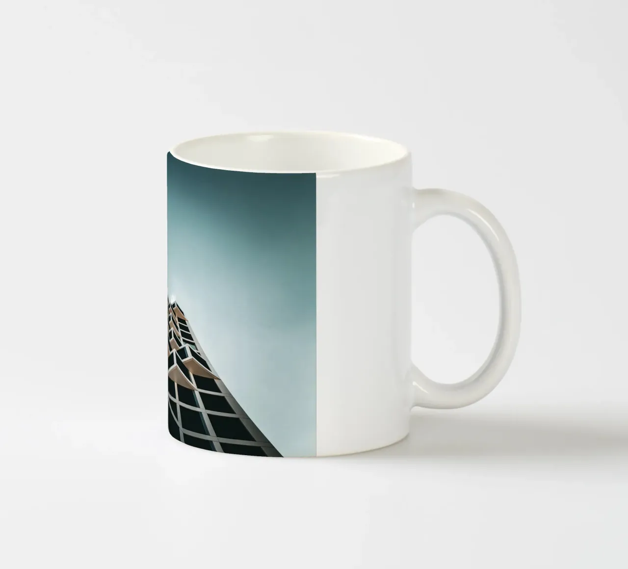 Abstract Architecture Keramik Tasse von Flo Klein