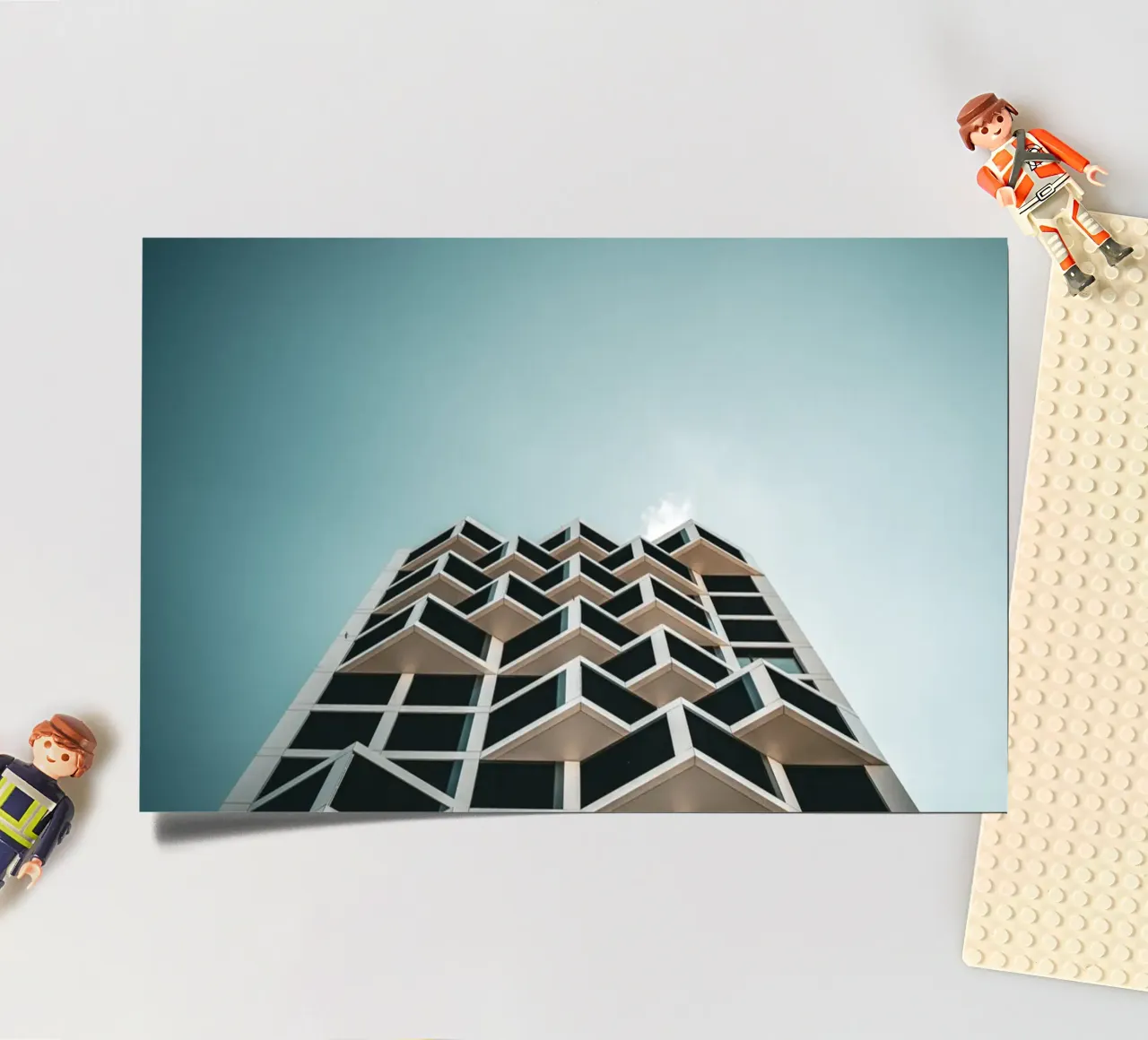 Abstract Architecture Stickerbogen von Flo Klein