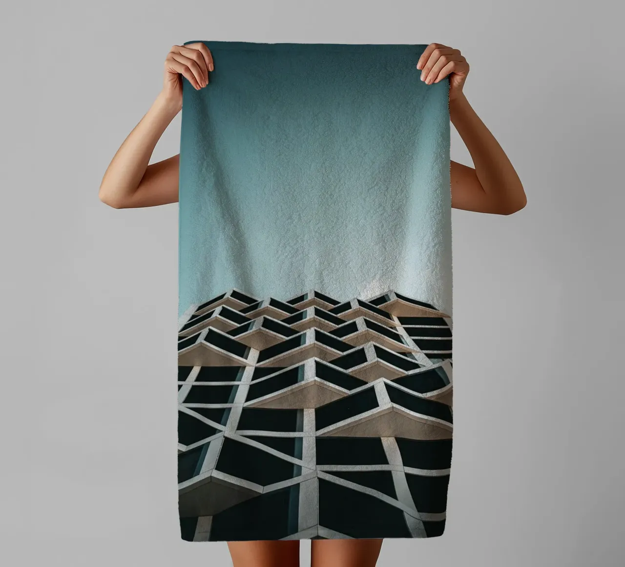 Abstract Architecture asciugamano da bagno da Flo Klein