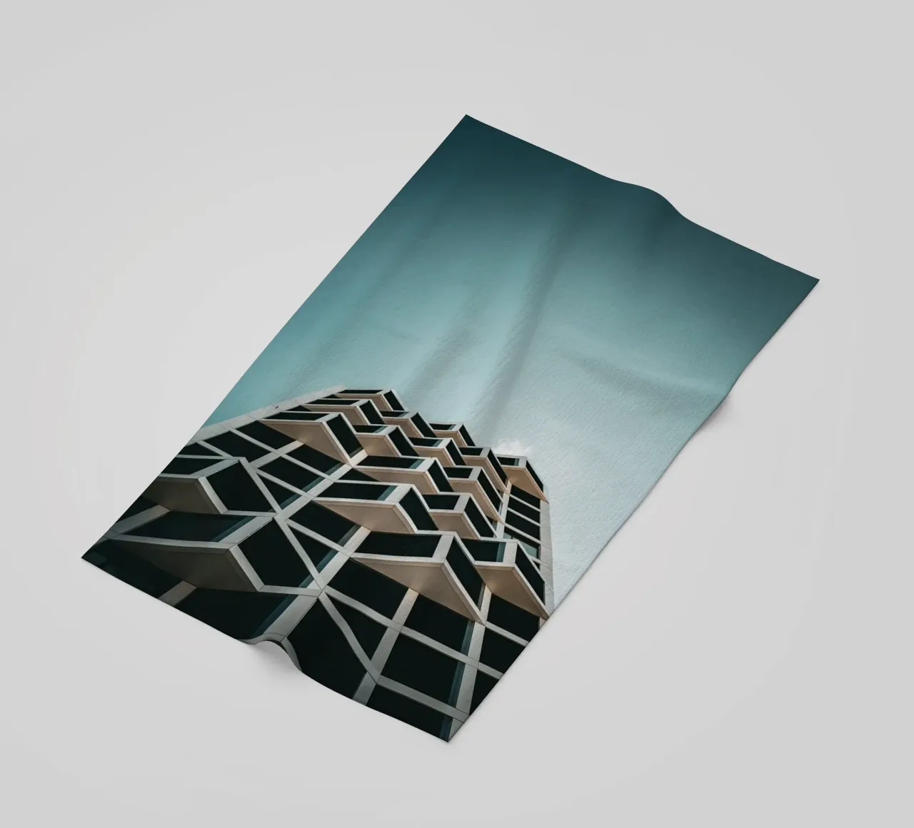 Abstract Architecture Strandtuch von Flo Klein