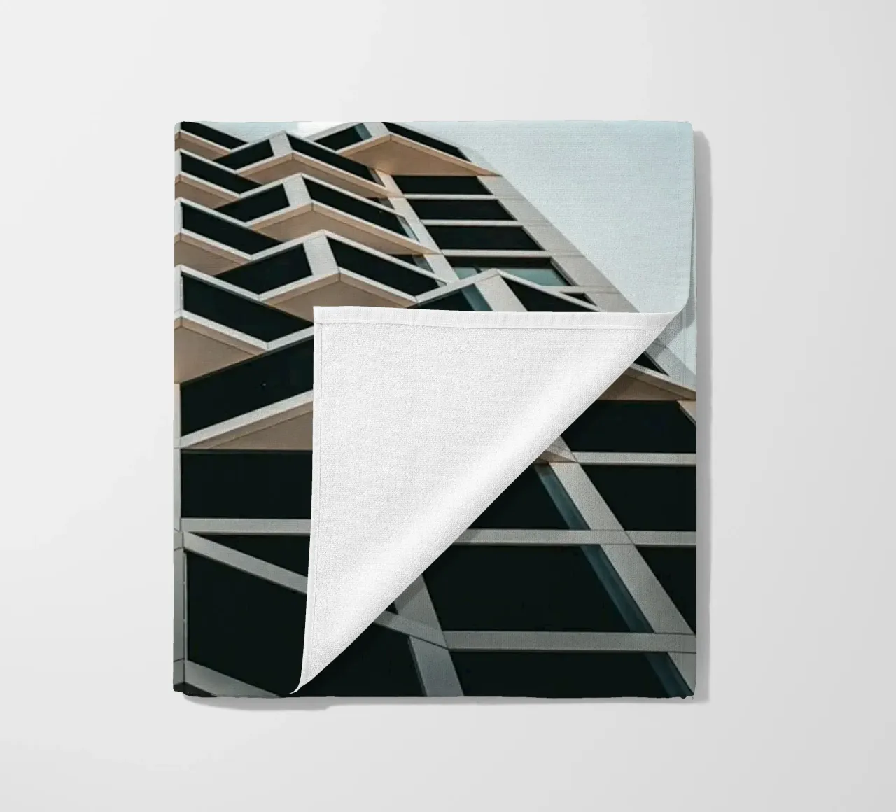 Abstract Architecture Strandtuch von Flo Klein