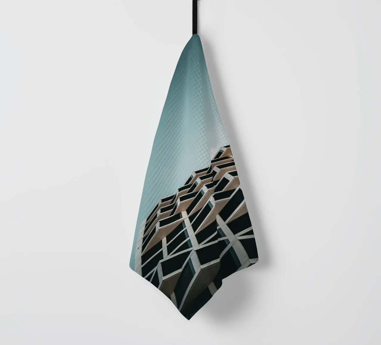 Abstract Architecture tea towel by Flo Klein